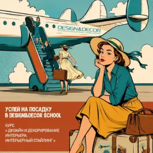 Места в очные группы на курс «Дизайн и декорирование. Интерьерный стайлинг» тают на глазах